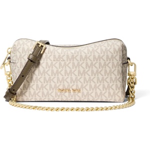 image:imageMichael Kors Womens Bryant Small Soft Crossbody with ChainGoldtone HardwareMk SignatureLoden