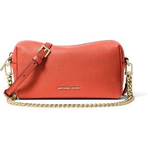 image:imageMichael Kors Womens Bryant Small Soft Crossbody with ChainGoldtone HardwarePebbled LeatherGrenadine
