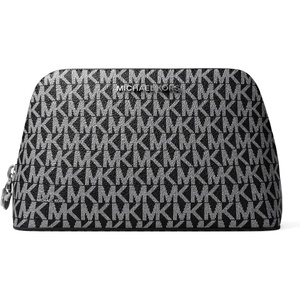 image:imageMichael Kors Womens Jet Set Medium Travel Pouch CharmMK SignatureBlack