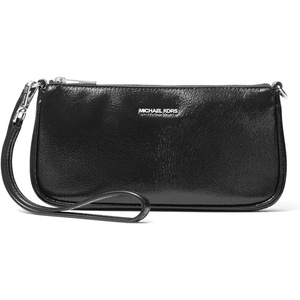 image:imageMichael Kors Womens Maddie Small Convertible Pochette SilverTone HardwareHaircalfBlack