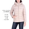 image:imageMichael Kors Womens Hooded Packable Puffer JacketBeige