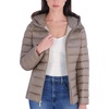 image:imageMichael Kors Womens Hooded Packable Puffer JacketTaupe