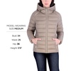 image:imageMichael Kors Womens Hooded Packable Puffer JacketTaupe
