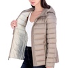 image:imageMichael Kors Womens Hooded Packable Puffer JacketTaupe
