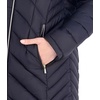 image:imageMichael Kors Womens Long Lightweight Packable Puffer Jacket With HoodBlack