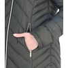 image:imageMichael Kors Womens Long Lightweight Packable Puffer Jacket With HoodIvy