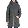 image:imageMichael Kors Womens Long Lightweight Packable Puffer Jacket With HoodIvy