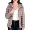 image:imageMichael Kors Womens Hooded Packable Puffer JacketTaupe