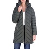 image:imageMichael Kors Womens Long Lightweight Packable Puffer Jacket With HoodIvy