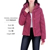 image:imageMichael Kors Womens Active Lightweight Hooded Puffer JacketCranberry