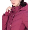 image:imageMichael Kors Womens Active Lightweight Hooded Puffer JacketCranberry