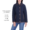 image:imageMichael Kors Womens Diamond Quilted Jacket for Women Stylish Lightweight Jacket with Trim DetailMidnight