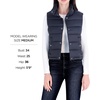 image:imageMichael Kors Womens Lightweight Packable Puffer Vest With BagBlack