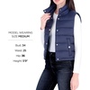 image:imageMichael Kors Womens Lightweight Packable Puffer Vest With BagMidnight