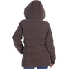 image:imageMichael Kors Womens Shiny Cold Weather Puffer Coat with Insulated BibChocolate