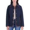 image:imageMichael Kors Womens Diamond Quilted Jacket for Women Stylish Lightweight Jacket with Trim DetailMidnight