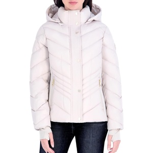 image:imageMichael Kors Womens Active Lightweight Hooded Puffer JacketChampagne