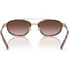 image:imageMichael Kors mens Mk1189 Suffolk Oval SunglassesBeige Gold MatteSmoke Gradient