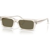 image:imageMichael Kors mens Mk2296u Split Universal Fit Rectangular SunglassesBeige TransparentBrown Green