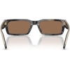 image:imageMichael Kors mens Mk2296u Split Universal Fit Rectangular SunglassesBlack Camo TortoiseBrown