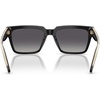 image:imageMichael Kors mens Mk2297u Dubrovnik Universal Fit Square SunglassesBlackGrey Gradient