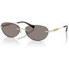 image:imageMichael Kors womens Mk1151 Manchester Oval SunglassesLight Gold ShinyDark Grey