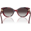 image:imageMichael Kors womens Mk2291u Catalina Universal Fit Cat Eye SunglassesMerlot Camo TortoiseDark Grey Gradient