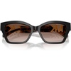 image:imageMichael Kors womens Mk2292u Santa Barbara Universal Fit Square SunglassesBlackBrown Gradient