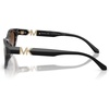 image:imageMichael Kors womens Mk2293u Napa Valley Universal Fit Oval SunglassesBlack Camo TortoiseBrown Gradient