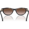 image:imageMichael Kors womens Mk2293u Napa Valley Universal Fit Oval SunglassesBlack Camo TortoiseBrown Gradient
