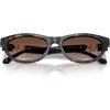 image:imageMichael Kors womens Mk2293u Napa Valley Universal Fit Oval SunglassesBlack Camo TortoiseBrown Gradient