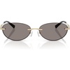 image:imageMichael Kors womens Mk1151 Manchester Oval SunglassesLight Gold ShinyDark Grey