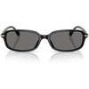image:imageMichael Kors womens Mk2288u Agra Universal Fit Rectangular SunglassesBlackDark Grey Polarized