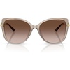 image:imageMichael Kors womens Mk2290u Athens Universal Fit Butterfly SunglassesBeige TransparentBrown Gradient