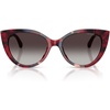 image:imageMichael Kors womens Mk2291u Catalina Universal Fit Cat Eye SunglassesMerlot Camo TortoiseDark Grey Gradient