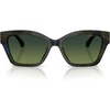 image:imageMichael Kors womens Mk2292u Santa Barbara Universal Fit Square SunglassesOlive Camo TortoiseOlive Gradient Polarized