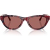 image:imageMichael Kors womens Mk2293u Napa Valley Universal Fit Oval SunglassesMerlot Camo TortoiseMerlot