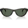 image:imageMichael Kors womens Mk2293u Napa Valley Universal Fit Oval SunglassesOlive Camo TortoiseGreen