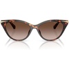 image:imageMichael Kors womens Mk2294u Lucerne Universal Fit Cat Eye SunglassesLuggage TortoiseBrown Gradient