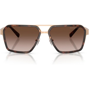 image:imageMichael Kors mens Mk1188 Oxford Square SunglassesBeige Gold MatteBrown Gradient