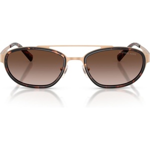 image:imageMichael Kors mens Mk1189 Suffolk Oval SunglassesBeige Gold MatteSmoke Gradient