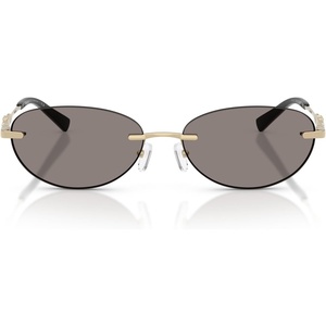 image:imageMichael Kors womens Mk1151 Manchester Oval SunglassesLight Gold ShinyDark Grey