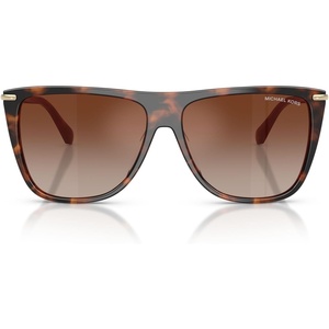 image:imageMichael Kors womens Mk2287u Mumbai Universal Fit Square SunglassesMahogany TortoiseBrown Gradient Mirrored Red