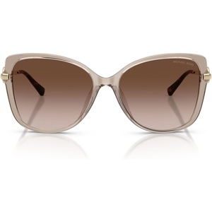 image:imageMichael Kors womens Mk2290u Athens Universal Fit Butterfly SunglassesBeige TransparentBrown Gradient