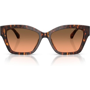 image:imageMichael Kors womens Mk2292u Santa Barbara Universal Fit Square SunglassesLuggage TortoiseGrey Orange Gradient