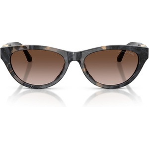 image:imageMichael Kors womens Mk2293u Napa Valley Universal Fit Oval SunglassesBlack Camo TortoiseBrown Gradient
