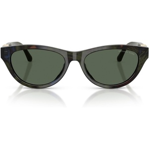 image:imageMichael Kors womens Mk2293u Napa Valley Universal Fit Oval SunglassesOlive Camo TortoiseGreen