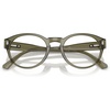 image:imageMichael Kors mens Mk4209u Korcula Universal Fit Round Prescription Eyewear FramesOlive TransparentDemo Lens