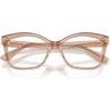image:imageMichael Kors womens Mk4179 Palm Desert Square Prescription Eyewear FramesTan TransparentDemo Lens