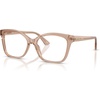 image:imageMichael Kors womens Mk4179 Palm Desert Square Prescription Eyewear FramesTan TransparentDemo Lens
